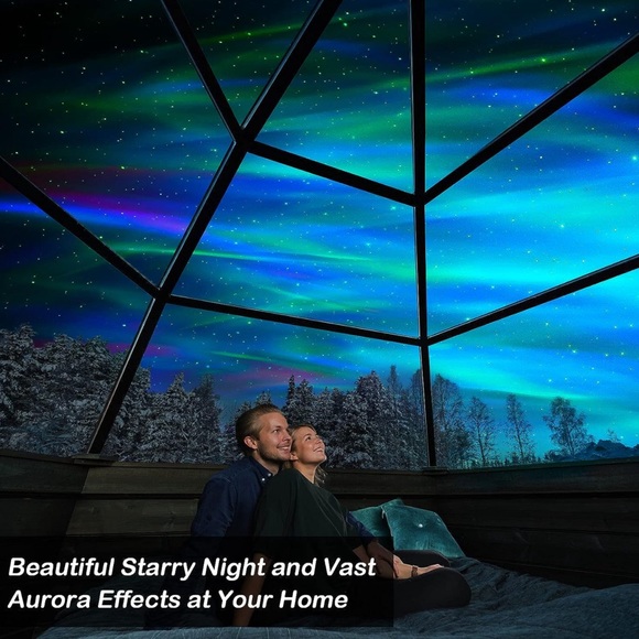 NWT Aurora Lights Star Projector with Remote Control Bluetooth Music Speaker - Picture 6 of 11